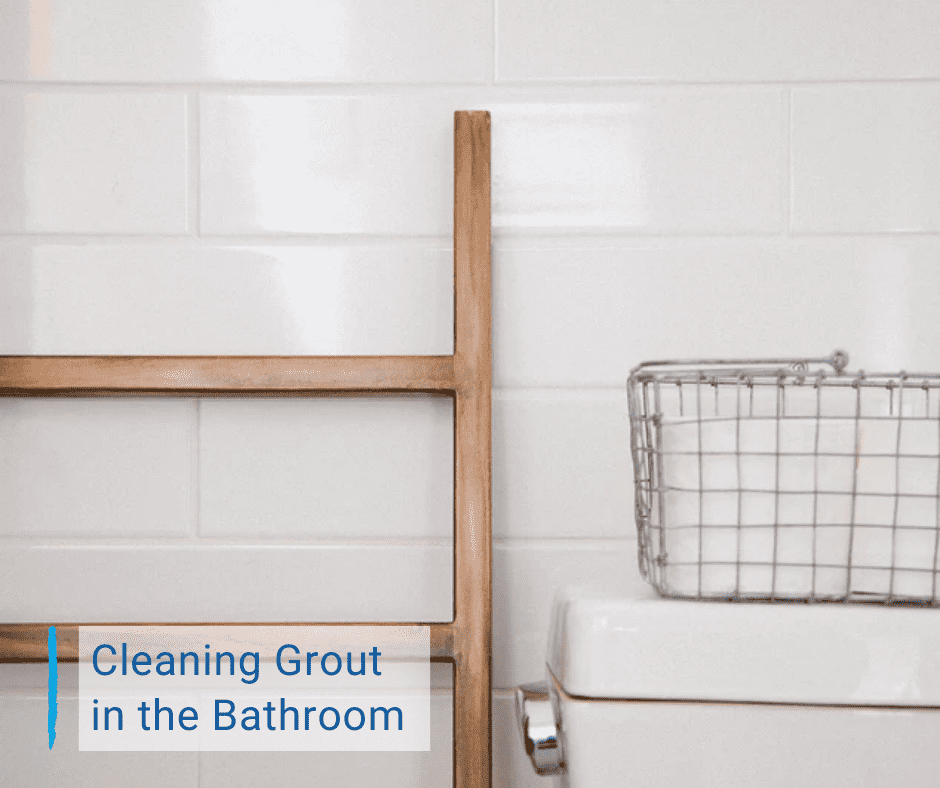 How to clean grout in a bathroom