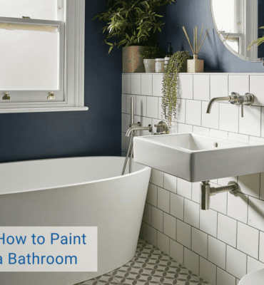 How to paint a bathroom image