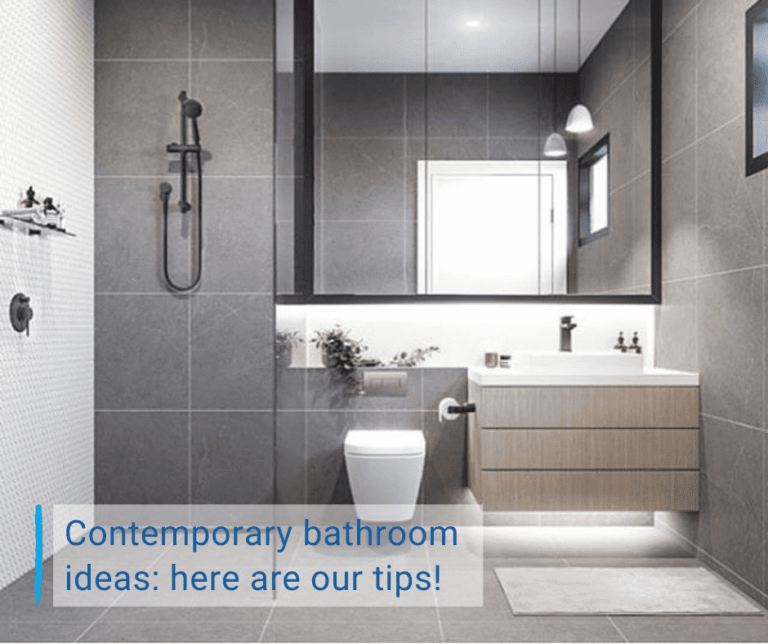 Contemporary bathroom ideas feature image