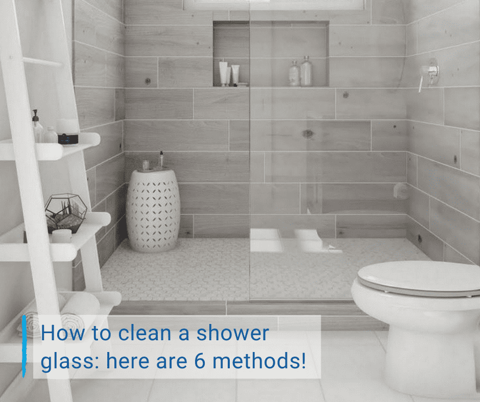 How to clean a shower glass