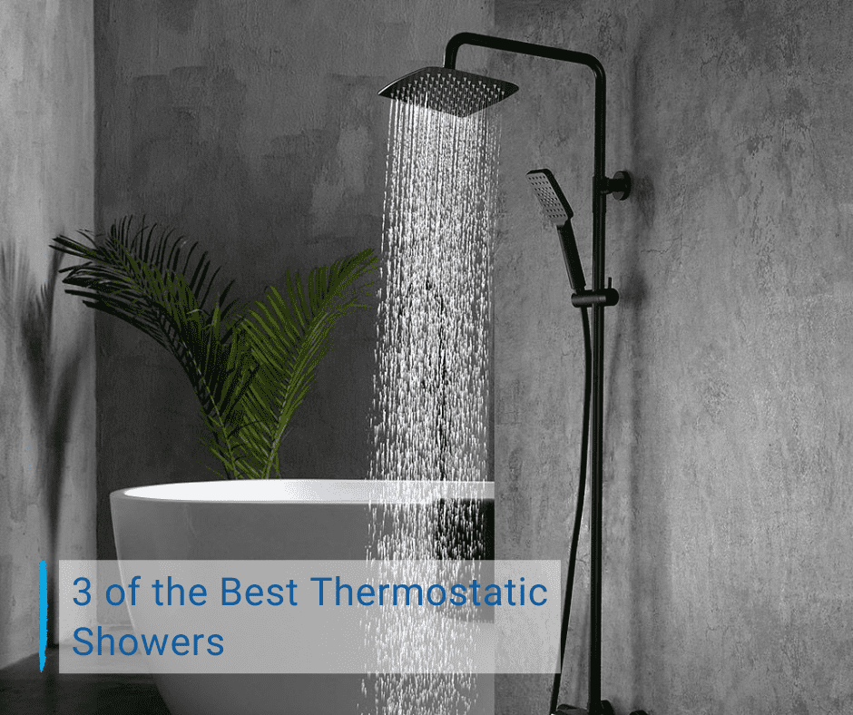 thermostatic showers, black shower