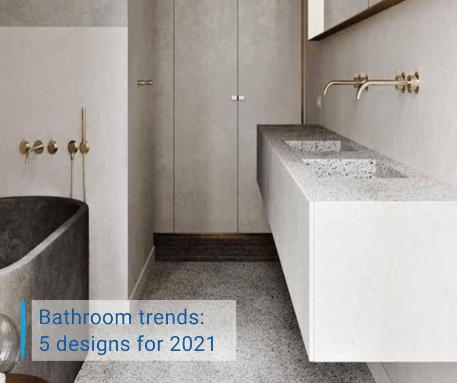 bathroom trends, 5 designs for 2021