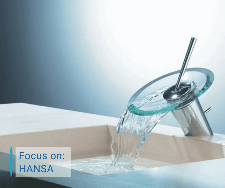 Hansa modern water faucet