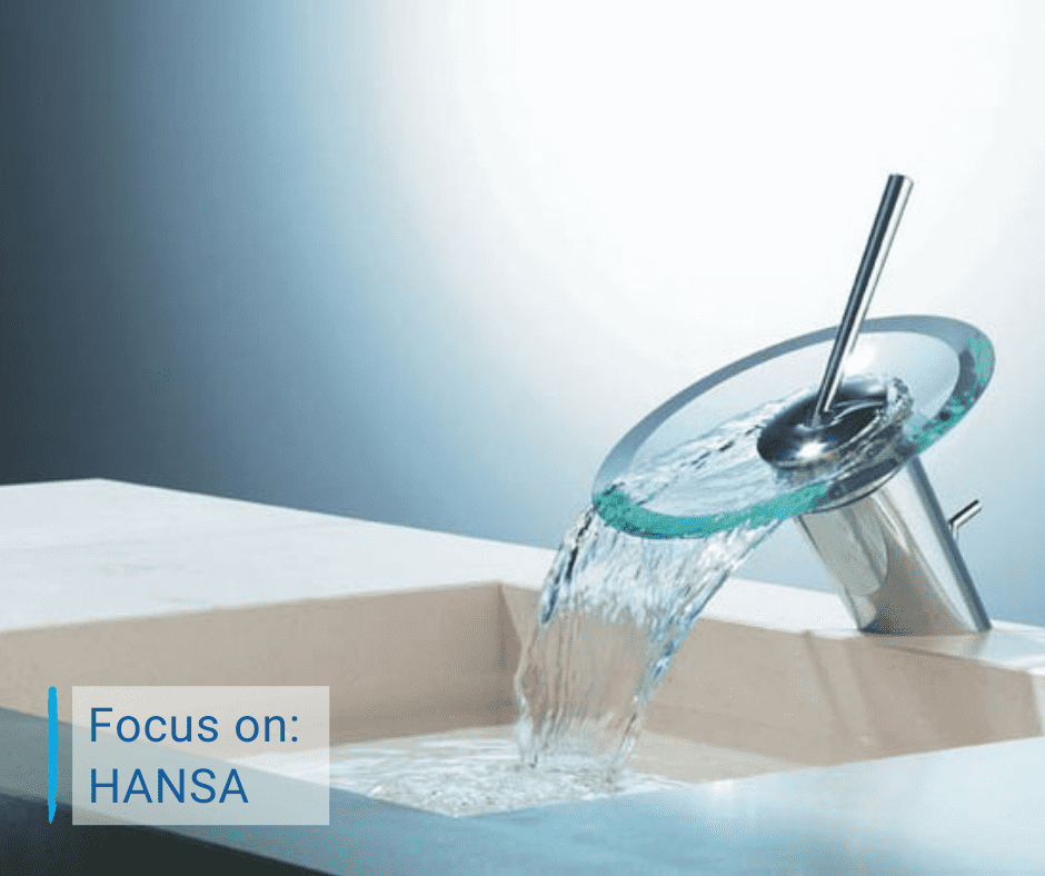 Hansa modern water faucet