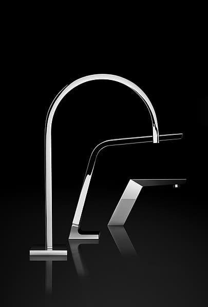 3 different Dornbracht taps design desplayed