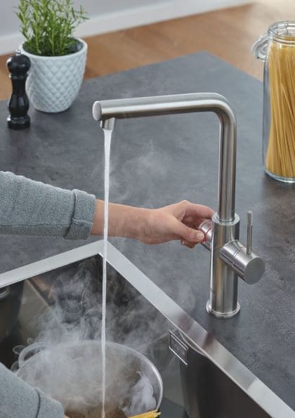 Grohe chrome kitchen faucet