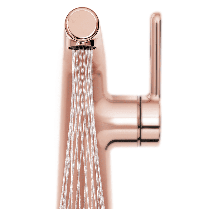 Bronze single lever mixer tap