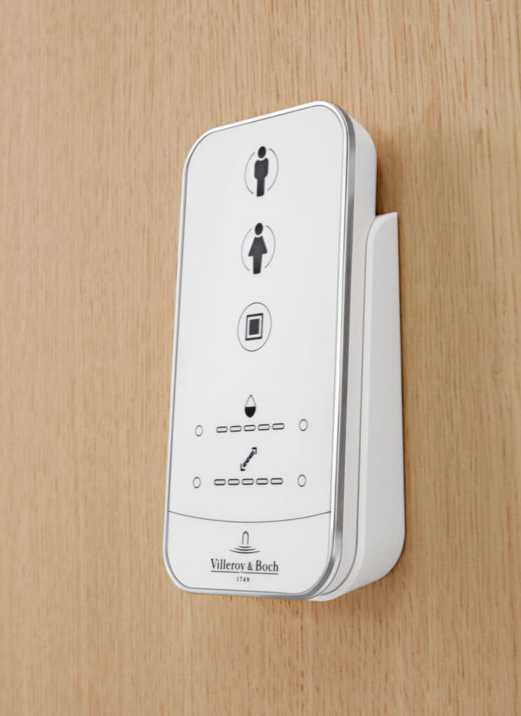 remote for Japanese toilets from Villeroy and Boch