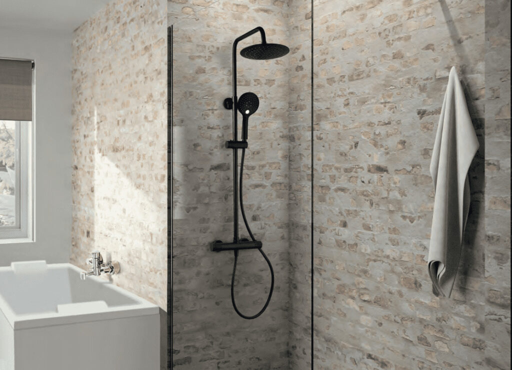 Allibert Thermostatic Shower LOFT GAME Black 824445