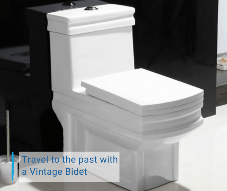 Travel to the past with as vintage bidet