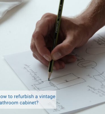 How to refurbish a vintage bathroom cabinet