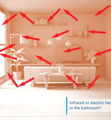 Infrared or electric heater in the bathroom?