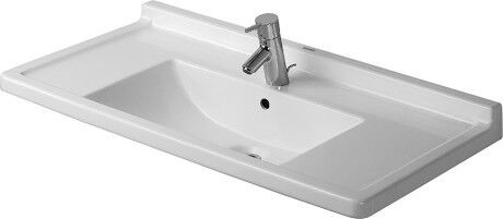 Duravit Starck 3 Furniture washbasin 850x485mm (030480) White Wondergliss | 1 | Yes