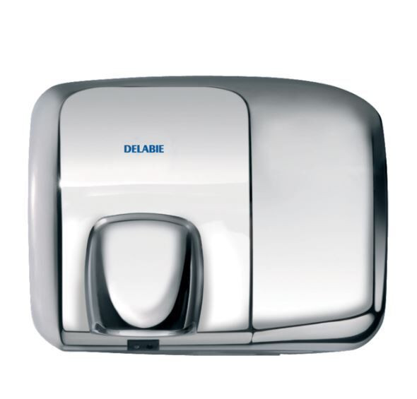 Delabie Hand dryer automatically activated by optical cell Stainless steel polished 6613D