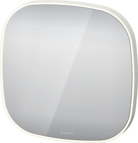 Illuminated Bathroom Mirror Duravit Zencha Sensor 500mm White Matt