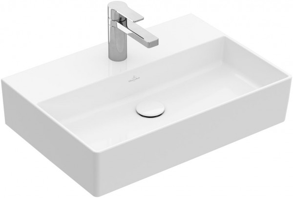 Villeroy and Boch Vanity Washbasin Memento 2.0 grounded 500mm Alpine White | 1 Tap Hole | Yes