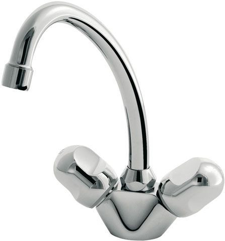 Ideal Standard 3 Hole Basin Tap Alpha Mixer with two handles Chrome B2038AA