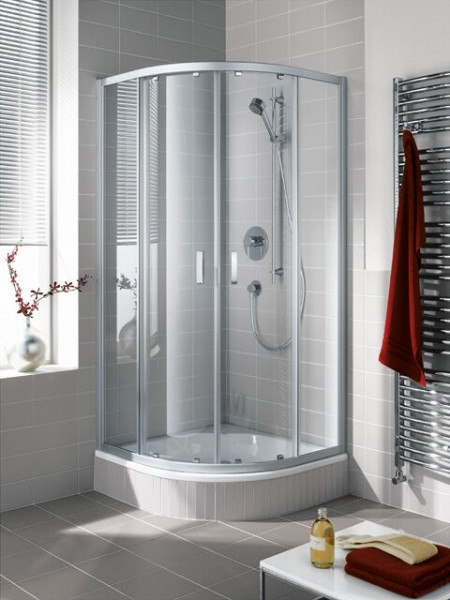 Kermi Shower Enclosure IBIZA 2000 Quadrant Swing doors 1850 x 900 mm Clear I2T20V42181AK