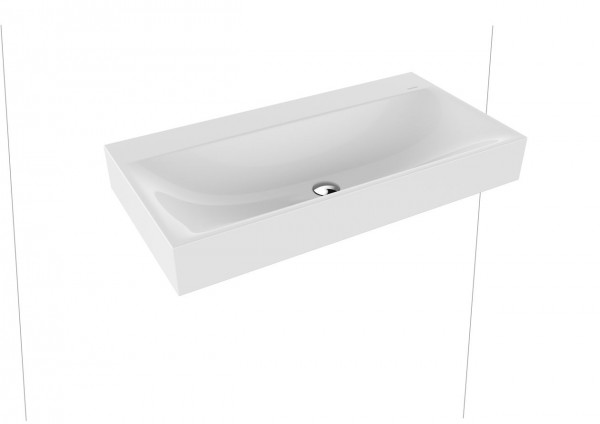 Kaldewei Cloakroom Basin Wall-mounted without overflow 3 tap holes Silenio 904406273001