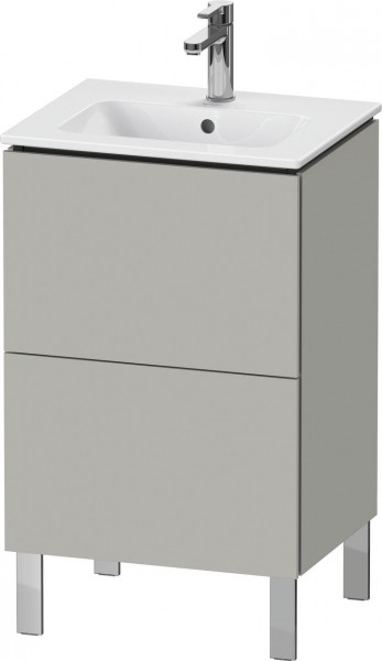 Vanity Unit Built-In Basin Duravit L-Cube 520mm Concrete Grey Matt LC667100707