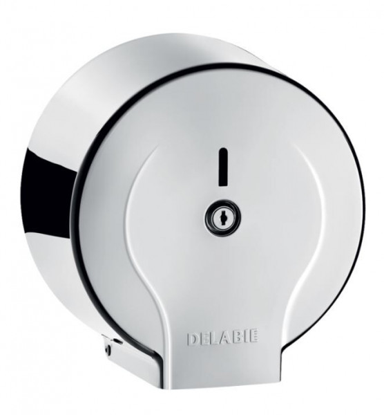 Delabie Jumbo toilet paper dispenser Glossy Polished Stainless Steel 2901