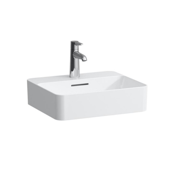 Countertop Basin Laufen VAL 1 hole, overflow 380x150x450mm White