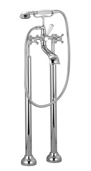 Villeroy and Boch Madison By Dornbracht  Two-hole tub Tap for freestanding installation with Hand Shower Set 25943360-00