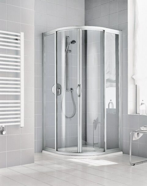 Kermi Shower Enclosure IBIZA 2000 Quadrant Swing doors 1850 x 900 mm Clear I2R53V42181AK