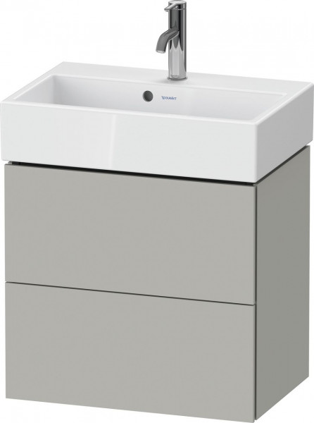 Vanity Unit Built-In Basin Duravit L-Cube 584mm Concrete Grey Matt LC621900707