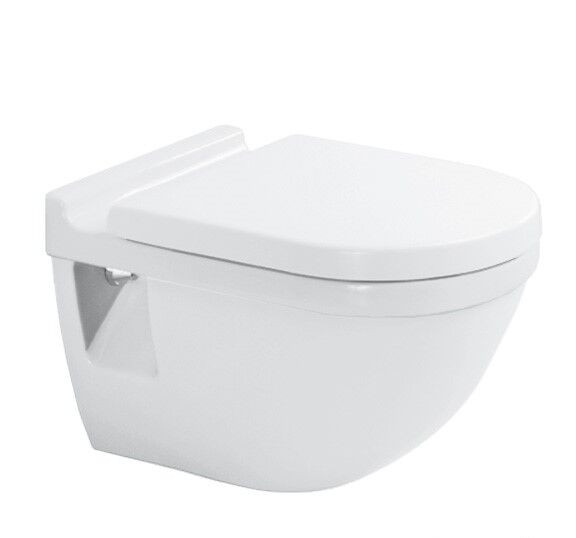 Duravit Wall Hung Toilet Starck 3  White with horizontal outlet 2201092000
