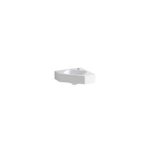 Geberit Corner Cloakroom Basin iCon For Angle 460x130x330mm White