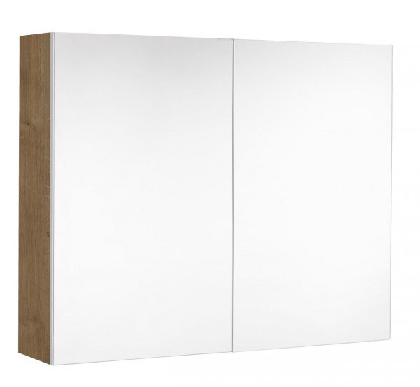 Allibert Bathroom Mirror Cabinet LOOK 2 doors 650x180mm Arlington Oak | 800 mm