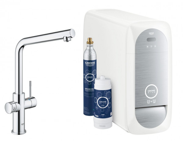 Grohe Starter Kit Bluetooth/WIFI Outlet L Blue Home Chrome