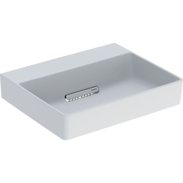 Cloakroom Basin Geberit ONE Horizontal outlet KeraTect 500x410mm Without Tap Hole | Blanc Mat/Blanc Brillant