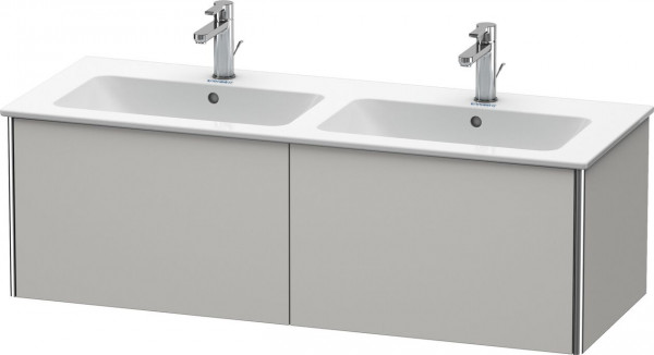 Duravit Double Vanity Unit XSquare Wall-Mounted for 233612 Taupe Satin Matt 1210 mm XS407500707