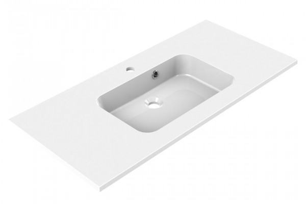 Allibert Vanity Washbasin STYLE 1 hole 18x465mm White | 1005 mm | In the Middle