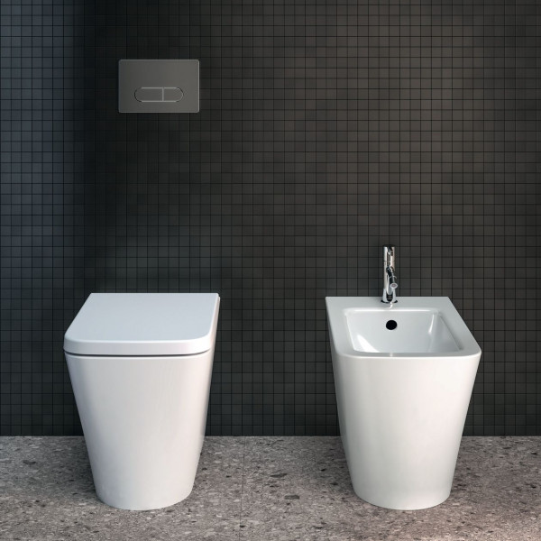 Freestanding Toilet Ideal Standard BLEND CUBE Rimless, Aquablade 365x400x565mm White