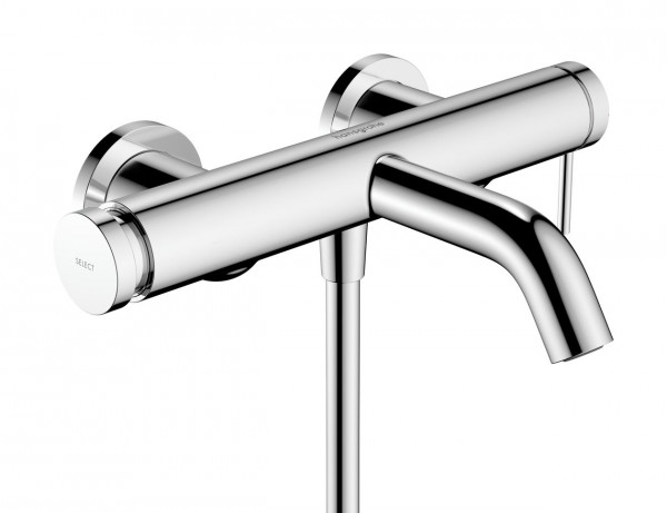 Wall Mounted Bath Shower Mixer Tap Hansgrohe Tecturis S Wall 220x330mm Chrome
