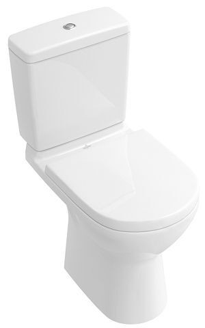 Villeroy and Boch Close Coupled Toilet O.Novo Toilet Floor Standing Pan For Vertical Outlet (566101)