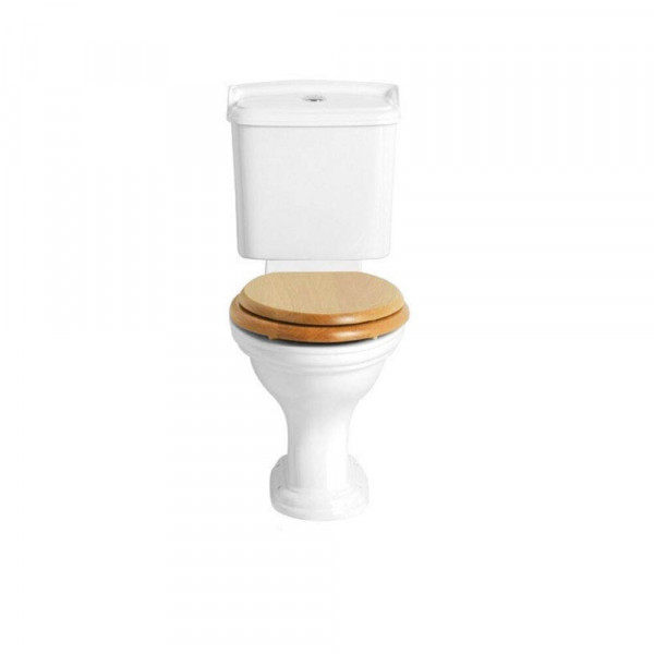 Heritage Bathrooms Toilet Cistern Dorchester White Ceramic PDW00