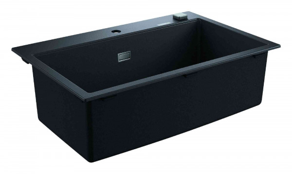 Grohe Undermount Sink K700 With eccentric control 780x510x220mm Black Granite