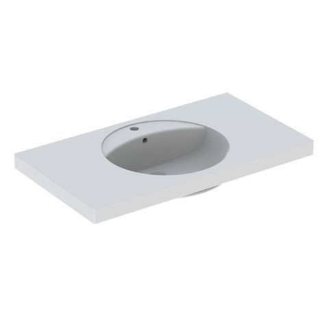 Geberit Wall Hung Basin Preciosa With Storage Surface 1000x200x550mm White 124200000