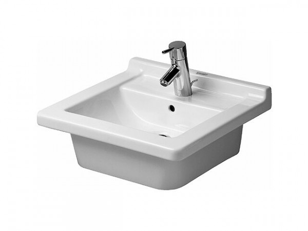 Vasque à Encastrer Duravit Starck 3 meulé 480x465 mm blanc 303480022