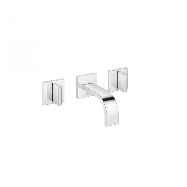 Wall-Mounted 2 Handle Basin Tap Dornbracht MEM 3 holes Chrome 36702782-00