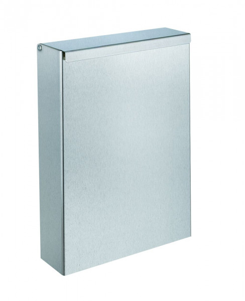 Delabie Public Bathroom Accessory Wall-mounted waste bin 310*210*70mm Stainless steel Satin