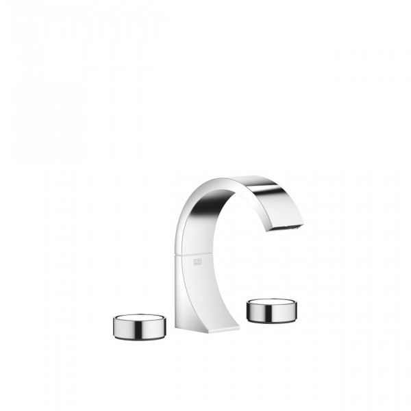 Freestanding 2 Handle Basin Tap Dornbracht CYO 3 holes, Waste fitting 180mm Chrome 20710811-00