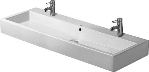 Duravit Vero Wall-Hung Basins grounded for two valves White | 2