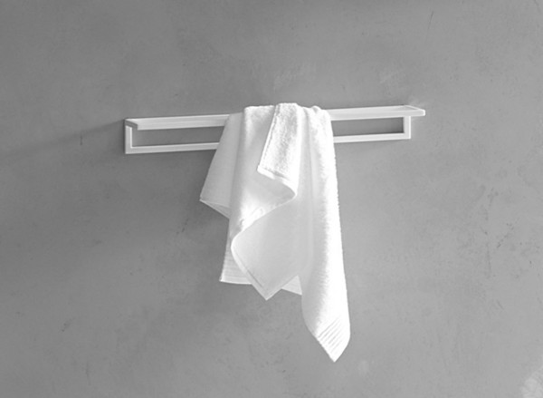 Bette Wall Mounted Towel Rack Lux Shape White matte Q031-807