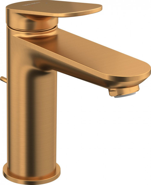 Single Hole Mixer Tap Duravit Wave with pull cord, 52x171x166mm Brushed bronze WA1020001004