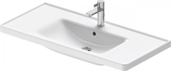 Vanity Basin Duravit D-Neo, With overflow, 1 hole 1005x170mm White